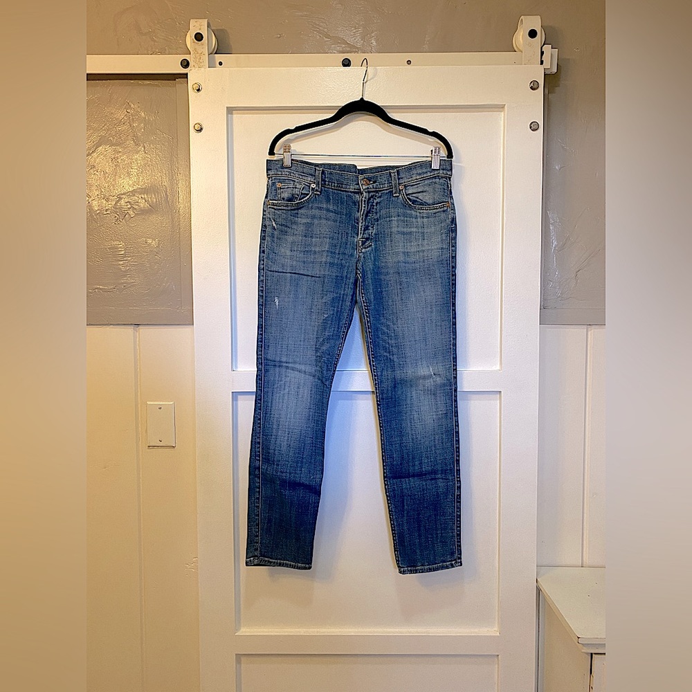 7 for All Mankind Josefina Skinny Boyfriend Jeans (Size 31)